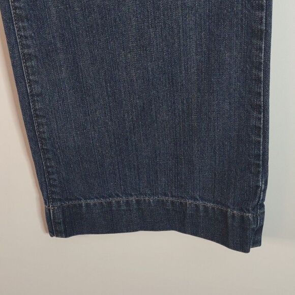 Eddie Bauer Dark Blue Flare & Wide Leg Jeans - Picture 5 of 12